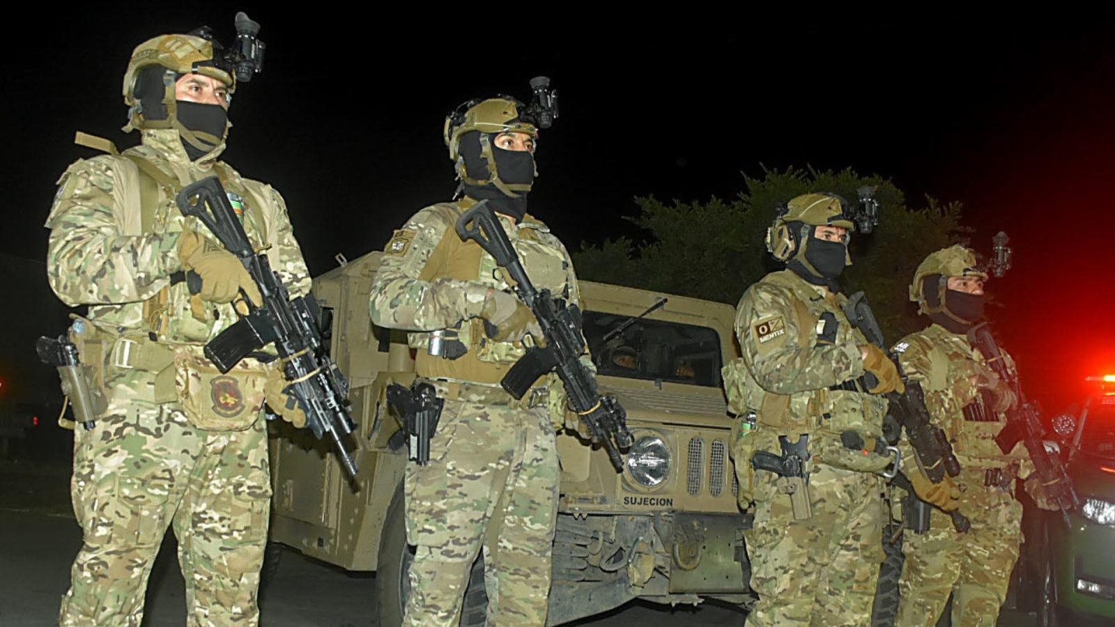 militares en las calles estado de excepción