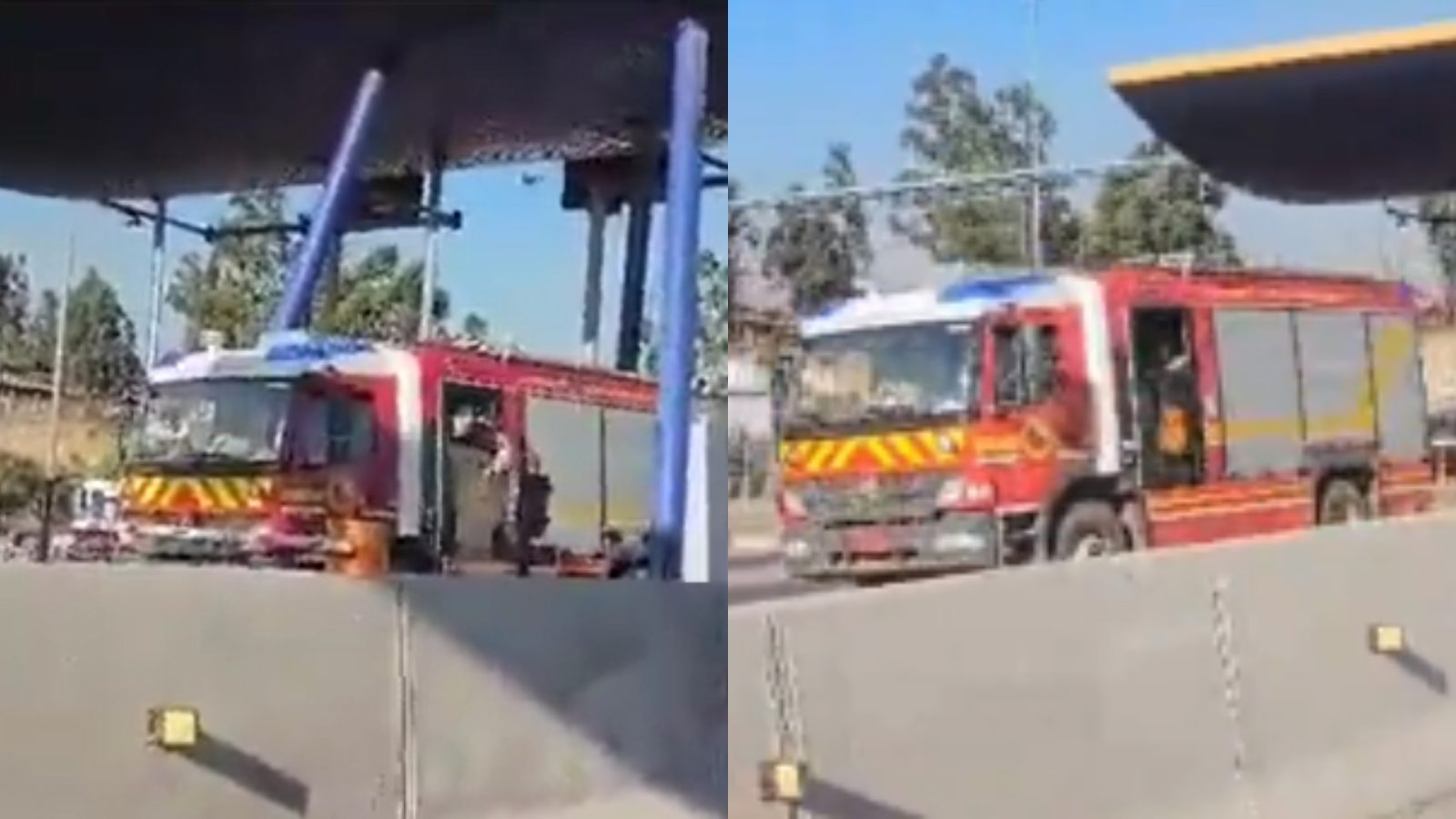 cobran peaje a Bomberos que combaten incendios