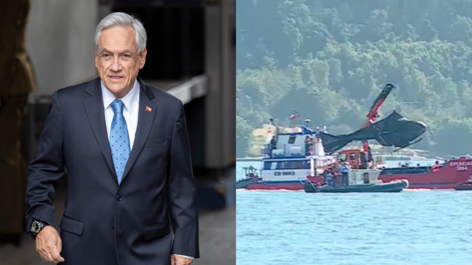 Peritajes helicóptero Sebastián Piñera