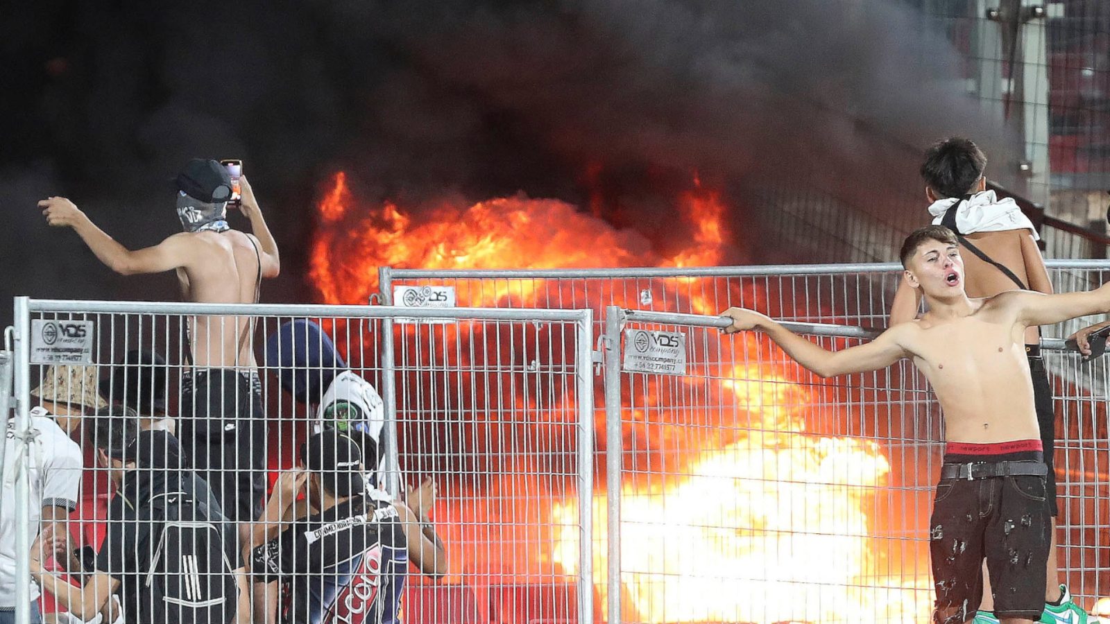 incidentes Colo Colo Estadio Nacional