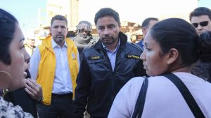 VIDEO - Alcalde Rodolfo Carter sufre agresión en toma de La Florida