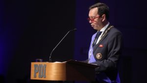 Presidente Boric en investidura de nuevo jefe de la PDI: 