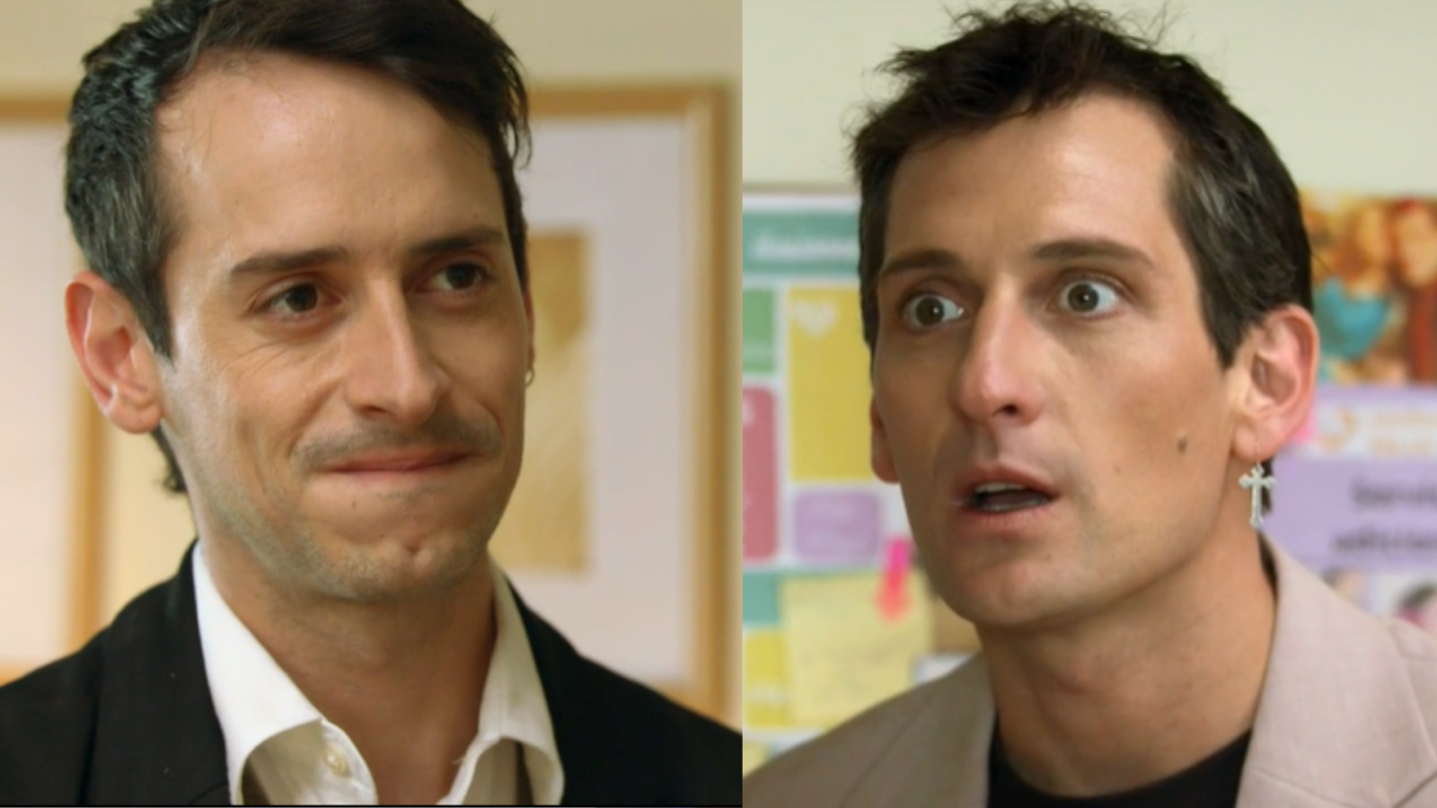 reencuentro entre Pedro y Robin