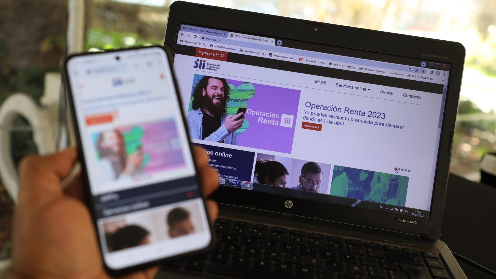 Operación Renta 2024 SII alerta de suplantación página web falsa
