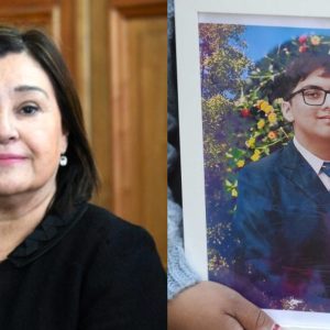 Ministra en visita putre Jenny Book