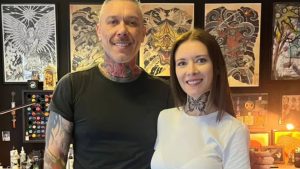 ¿Es real el tatuaje?: este sería el verdadero significado de la mariposa en el cuello que se hizo Carla Jara