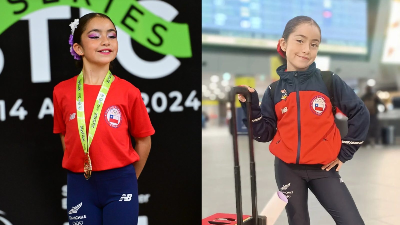 Agustina Méndez patinaje artístico