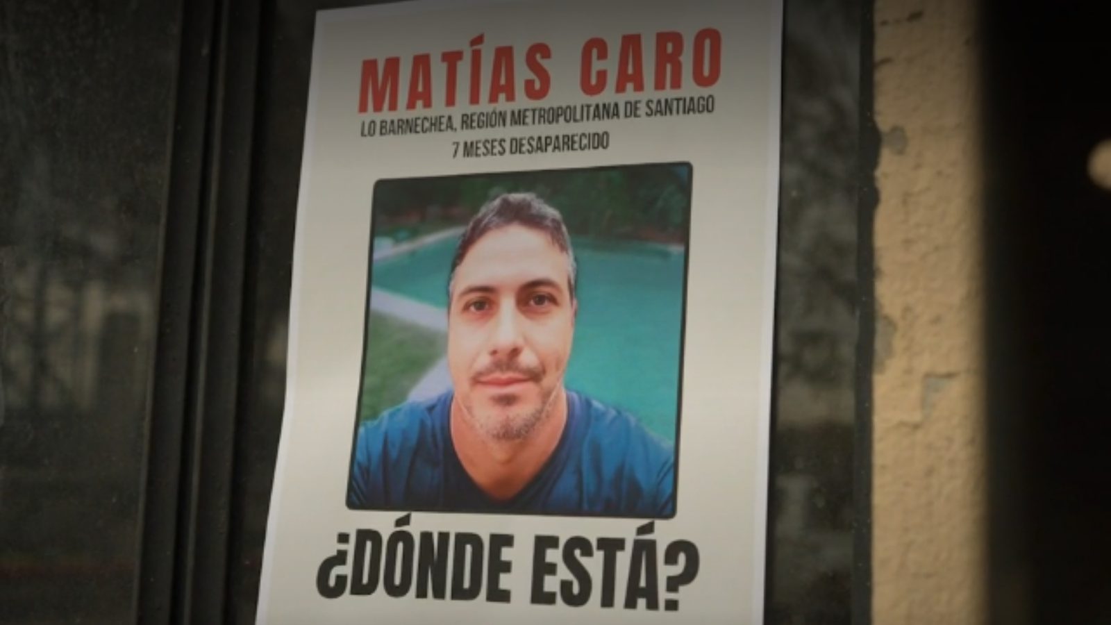 matías Caro desaparecido