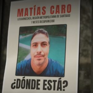 matías Caro desaparecido