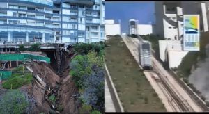 VIDEO - Socavón en edificio Euromarina II: así se promocionaba en el Pabellón de la Construcción hace 17 años