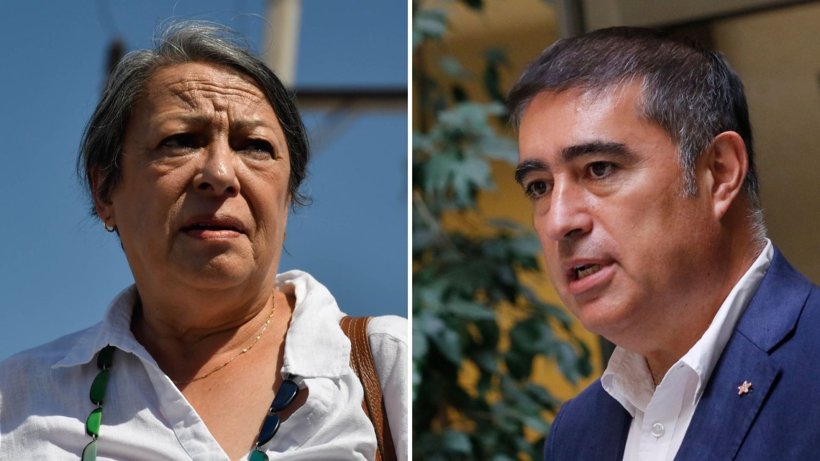 Mario Desbordes y Consuelo Contreras, directora del INDH