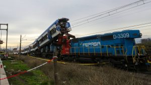 VIDEOS - Así fue el choque de trenes que dejó dos muertos y nueve heridos en San Bernardo