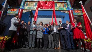 FOTOS - Así es el nuevo pórtico chino que se inauguró en el Barrio Meiggs