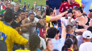 VIDEO - Figura de Uruguay apunta a hinchas de Colombia y explica pelea en las tribunas tras eliminación de Copa América