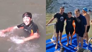 VIDEOS - Alcaldesa de París se bañó en el río Sena para demostrar la pureza del agua previo a los Juegos Olímpicos 2024