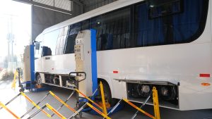 Así avanza la construcción del primer bus a hidrógeno hecho completamente en Chile
