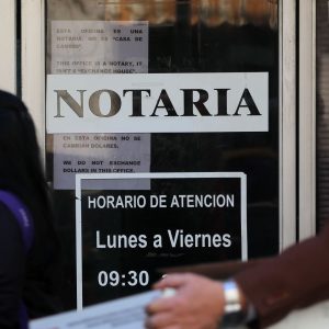 Senado notarios
