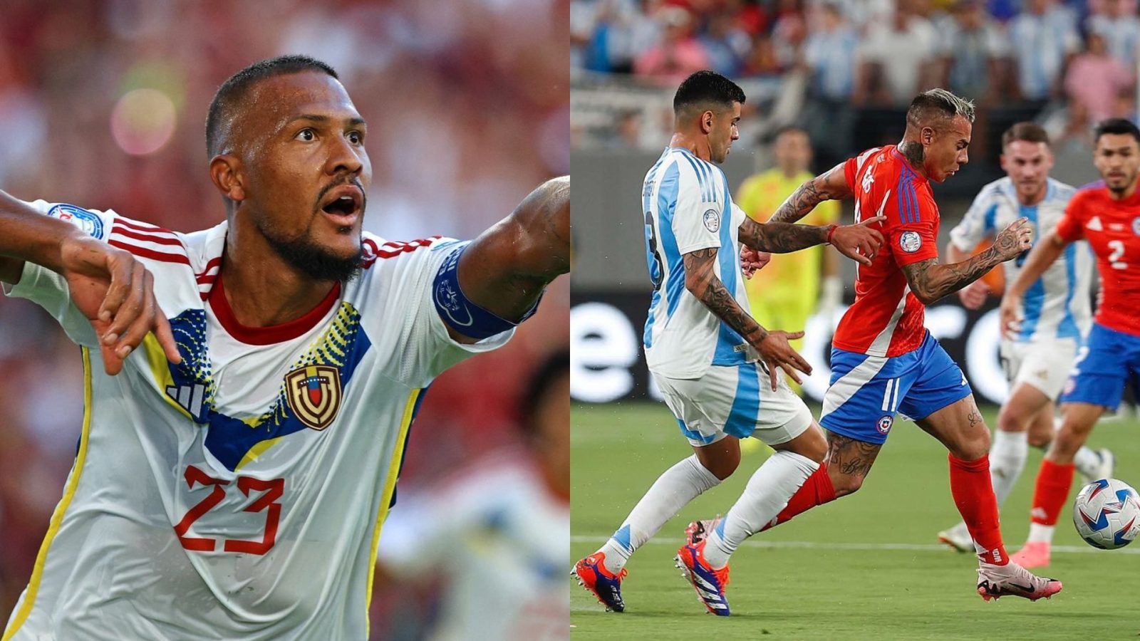 partidos eliminatorias chile argentina venezuela bolivia