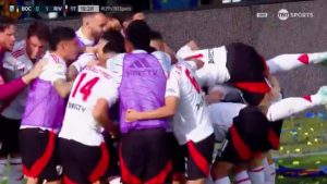 VIDEO - River Plate espera a Colo Colo tras vencer con polémica a Boca Juniors