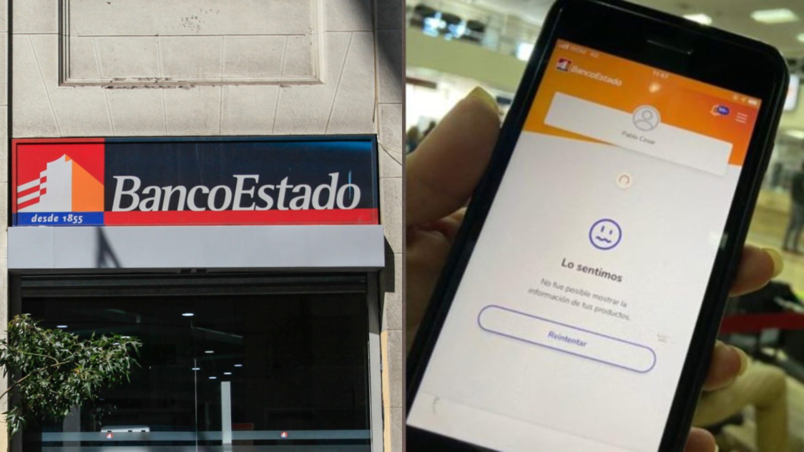 caída aplicación bancoestado
