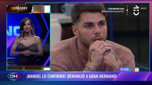 VIDEO - Un día después de la eliminación de Chama: Manuel no aguantó más y renunció a Gran Hermano