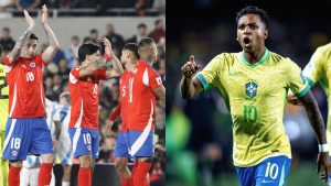 Chile vs Brasil: formaciones, a qué hora y dónde ver en vivo por TV y streaming el partido de Eliminatorias