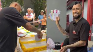 VIDEOS - Arturo Vidal sufragó por primera vez en Chile: 