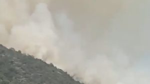 De dónde viene el humo que comienza a cubrir parte de la Región Metropolitana