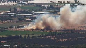 Alerta Roja en Quillota: Senapred ordena evacuación de población por incendio forestal