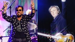 VIDEO - Así fue el histórico reencuentro de Paul McCartney y Ringo Starr sobre el escenario