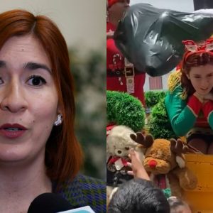 Catalina Pérez actividad navideña