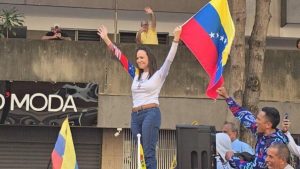 Confirman detención de María Corina Machado tras asistir a manifestación opositora en Venezuela