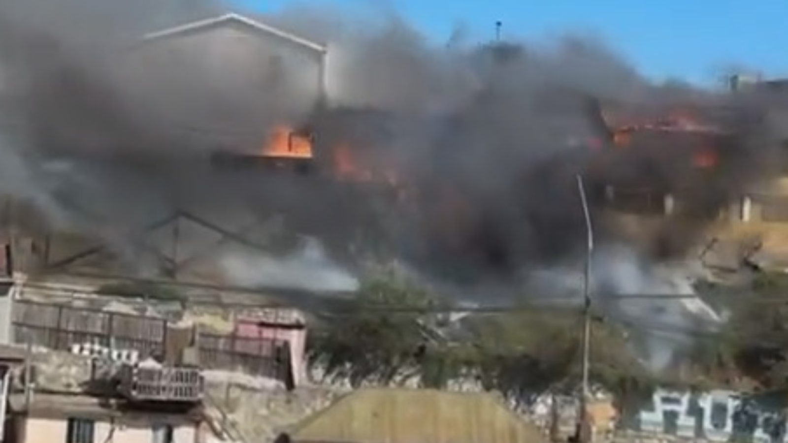 incendio cerro Cordillera