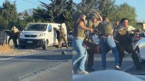 VIDEOS - Con carabinero herido y varios detenidos: así fue violento asalto a banco en Putaendo