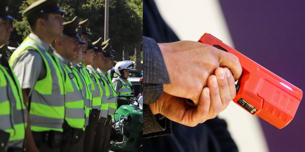 pistolas taser carabineros