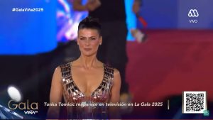 VIDEO - El triunfal regreso de Tonka Tomicic en la Gala de Viña 2025