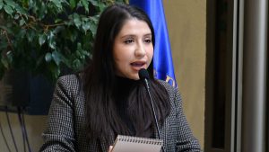 FOTOS - Así llegó Consuelo Veloso a la Cámara de Diputados tras chocar en estado de ebriedad