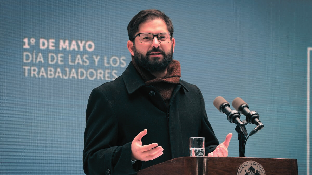 Presidente Boric celebra el 1 de mayo destacando leyes de 40 horas, salario mínimo y entornos laborales seguros