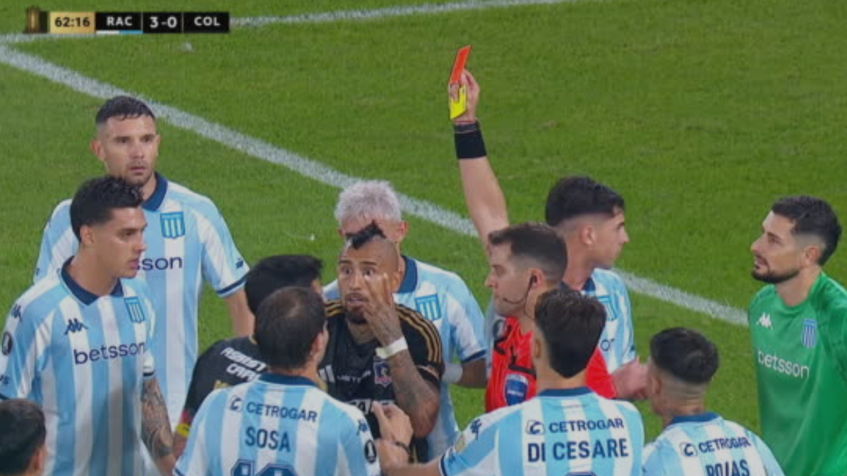 Arturo Vidal en tela de juicio por su sitio de apuestas: esto pagaba por su insólita expulsión frente a Racing