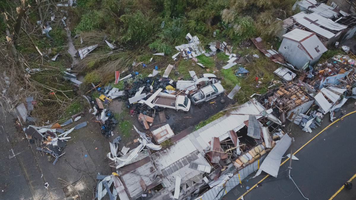 VIDEOS - DMC decreta alarma meteorológica tras paso de tornado por Puerto Varas