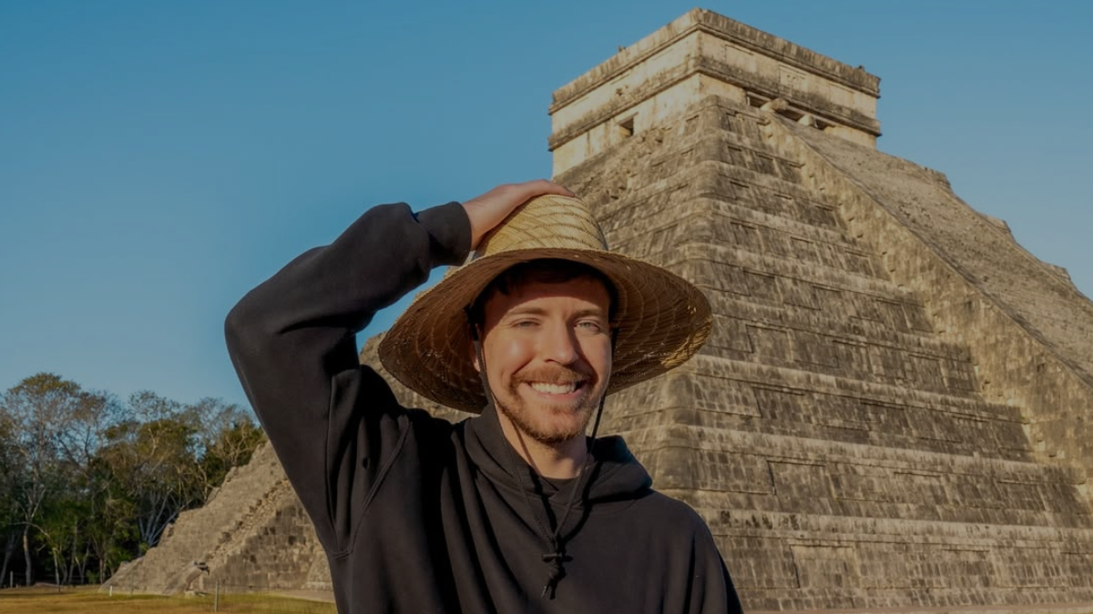 VIDEO - La visita de Mr. Beast a las pirámides mayas y que causó polémica en México