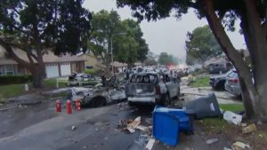 VIDEO - El momento exacto en que avioneta cayó en barrio residencial de San Diego