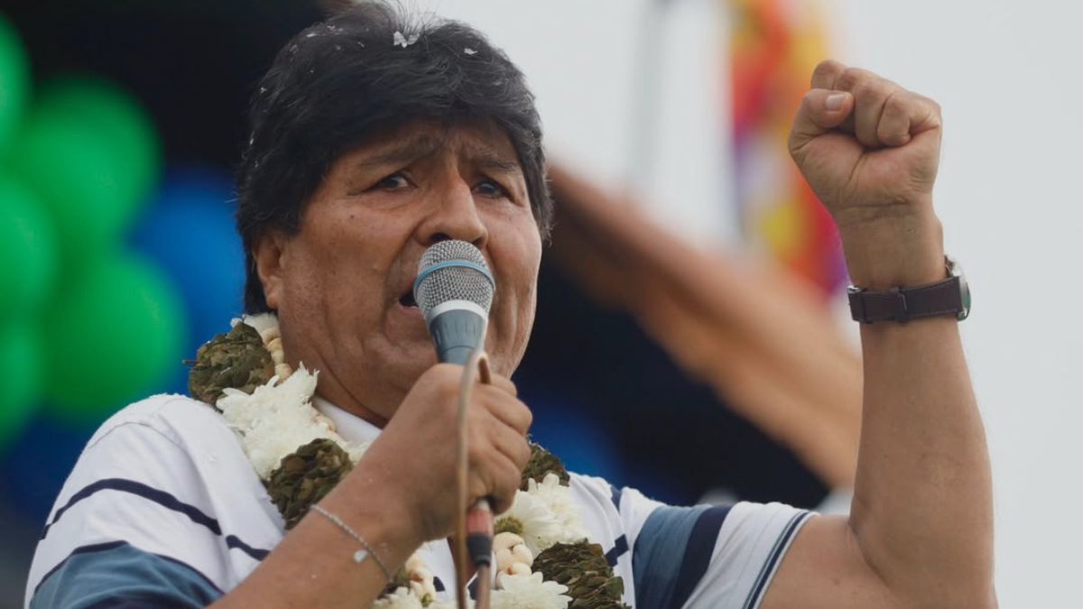 Evo Morales se refiere al bloqueo de carreteras  por parte de sus seguidores: 