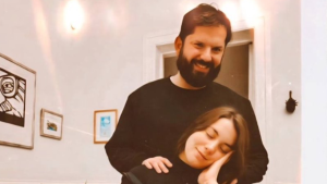 La emotiva foto que publicó el presidente Boric y Paula Carrasco ante inminente nacimiento de su hija Violeta