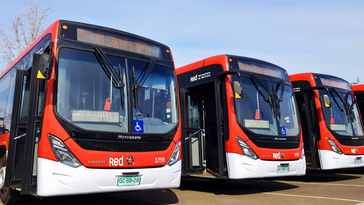 RED incorporará 1.800 nuevos buses eléctricos en la RM y estas son las comunas que serán beneficiadas
