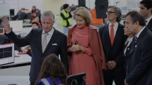 Monarquía belga conoce los procesos de producción sustentable de litio en la Planta Química de SQM
