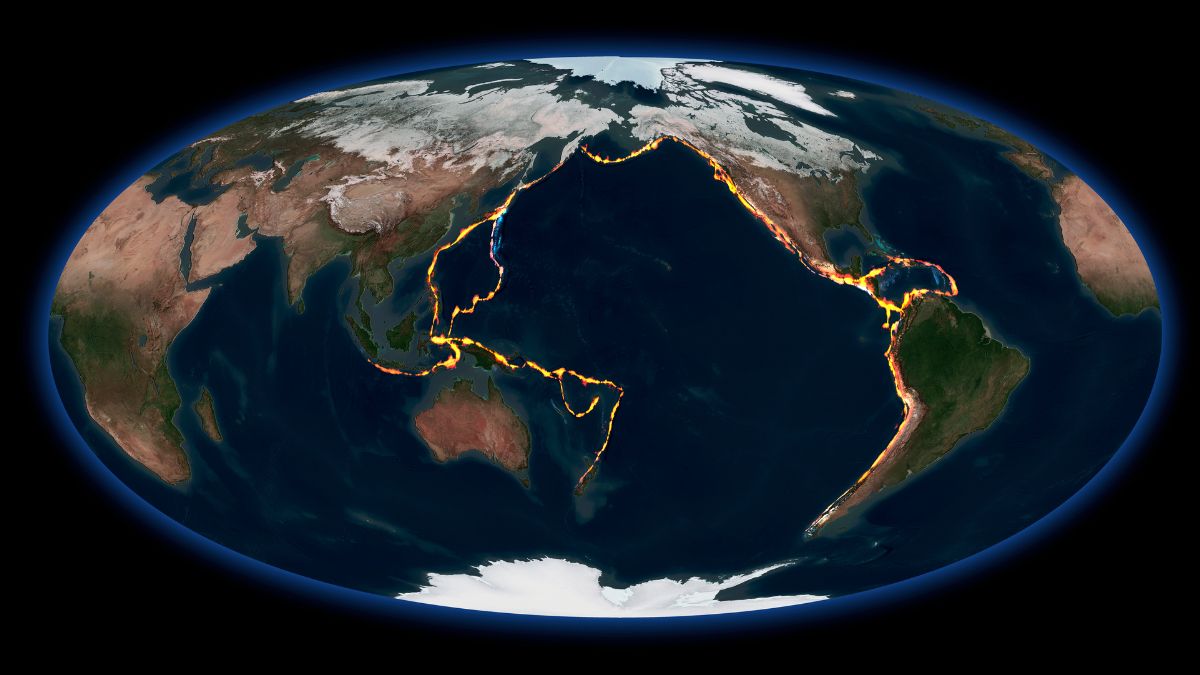 MAPA - Qué es el Cinturón de Fuego, la zona más inestable del planeta donde se originó el terremoto en Rusia y que incluye a Chile