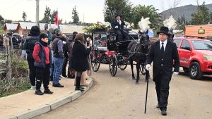Elizalde asiste al último adiós de Paulo Marín, el primer minero hallado sin vida en El Teniente