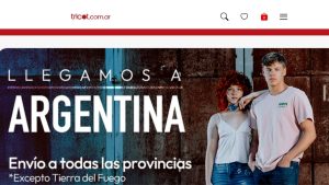 Se suman más retailers: Tricot anuncia venta directa por su web con despacho a Argentina