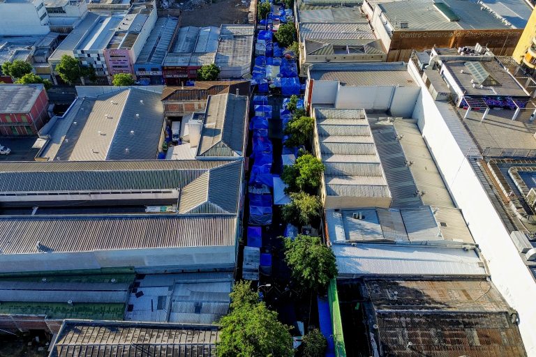 El perímetro que abarca la segunda etapa del plan en el Barrio Meiggs para sacar a los toldos azules